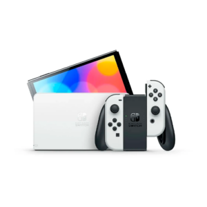 Nintendo switch oled 64gb branco c/ mario bros wonder