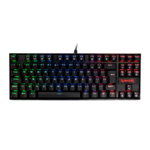 Teclado gamer mecanico redragon kumara preto