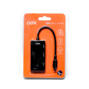 Hub 4 portas 3.0 tipo c oex hb-103
