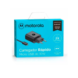 Carregador turbo v8 original motorola 10w