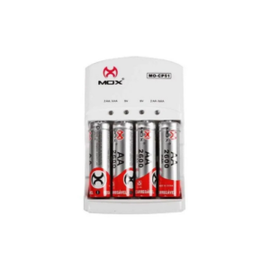 Carregador de pilhas c/4 mox mo-cp51